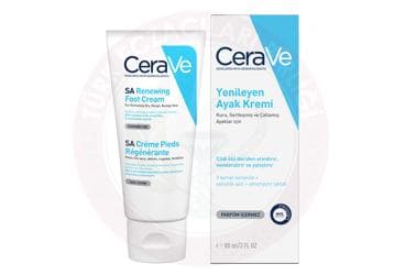 CERAVE YENILEYEN AYAK KREMI KURU, SERTLESMIS VE CATLAMIS AYAKLAR ICIN 88 ml tüp İlaç Görseli