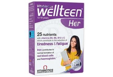VITABIOTICS WELLTEEN HER TABLET 30 tablet İlaç Görseli