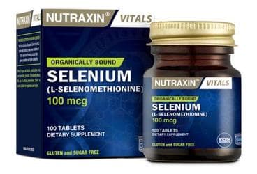 NUTRAXIN SELENIUM TABLET 100 mcg 100 tablet İlaç Görseli