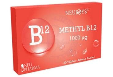 NEUJOYS METHYL B12 TAKVIYE EDICI GIDA 30 tablet İlaç Görseli