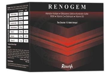 RENOGEM TAKVIYE EDICI GIDA 15x30 ml ampul İlaç Görseli