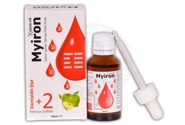 NUTRIOVIT MYIRON DEMIR ICEREN TAKVIYE EDICI GIDA DAMLA 30 ml şişe İlaç Görseli