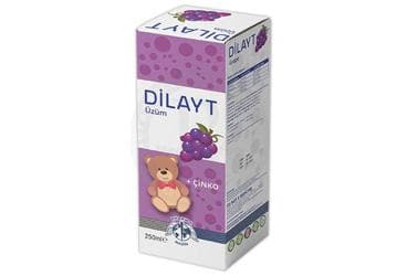 DILAYT UZUM AROMALI +CINKO TAKVIYE EDICI GIDA 250 ml şişe İlaç Görseli