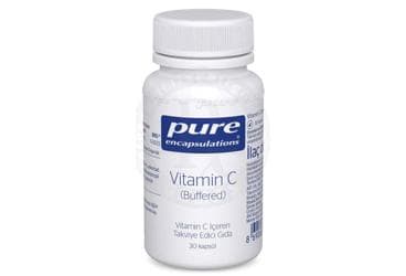 PURE ENCAPSULATIONS VITAMIN C (BUFFERED) ICEREN TAKVIYE EDICI GIDA 670 mg 30 kapsül İlaç Görseli