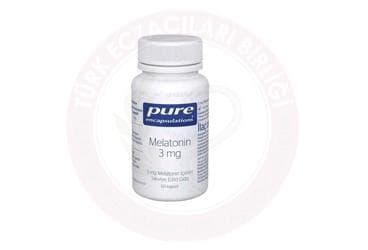 PURE ENCAPSULATIONS MELATONIN ICEREN TAKVIYE EDICI GIDA KAPSUL 3 mg 60 kapsül İlaç Görseli