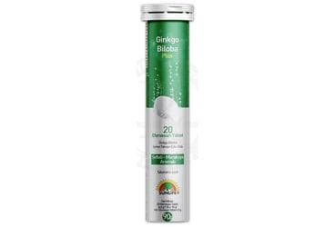 SUNLIFE GINKO BILOBA PLUS EFERVESAN TABLET 20 tablet İlaç Görseli