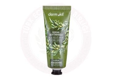 DERMOKIL DOGAL ZEYTINYAGLI YOGUN NEMLENDIRME EL & VUCUT KREMI 75 ml tüp İlaç Görseli