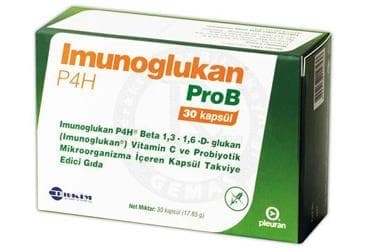 IMUNOGLUKAN P4H PROB KAPSUL 30 kapsül İlaç Görseli